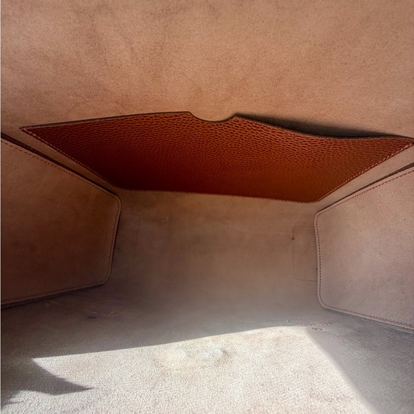 NWOT Cambridge Satchel Co. The Emily Tote - Brown Celtic Grain Leather - Picture 5 of 9